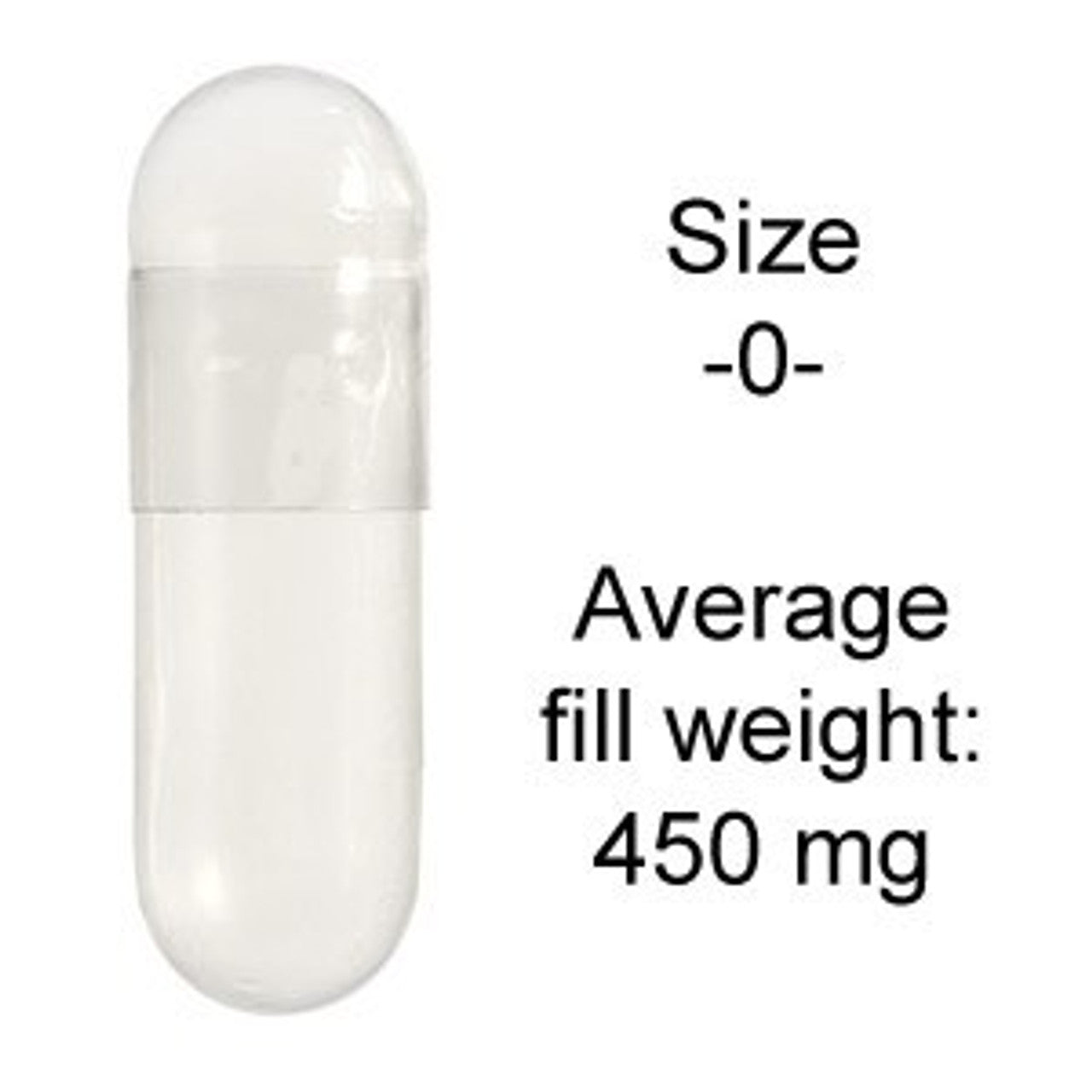 Empty Vegetable Capsules -0- (100)