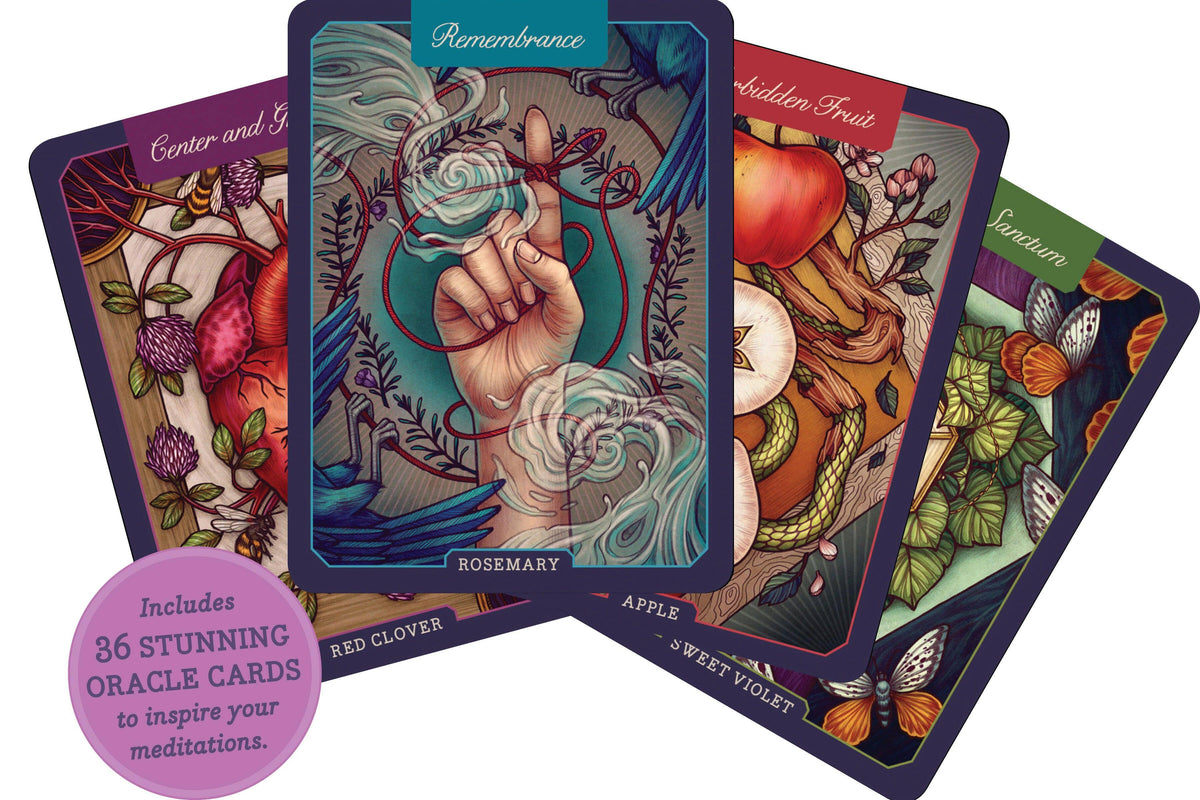 The Illustrated Herbiary Book & Deck by Maia Toll