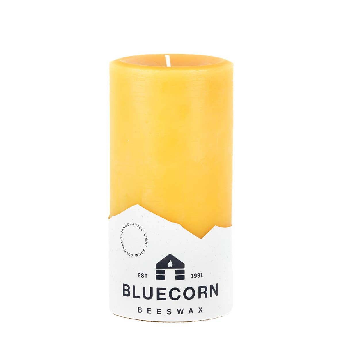 Apricot 100% Pure Natural Beeswax Pillar Candles: 3" x 6"