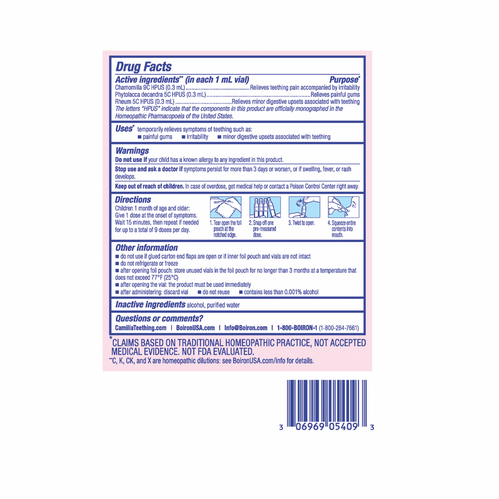 Camilia Teething Relief (30 ampoules)