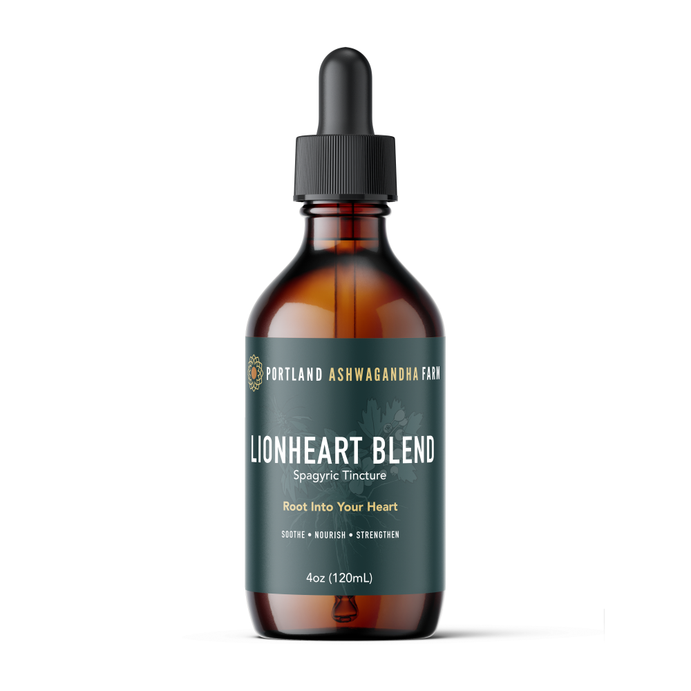 Lionheart Blend - Fresh Spagyric Tincture: 2oz