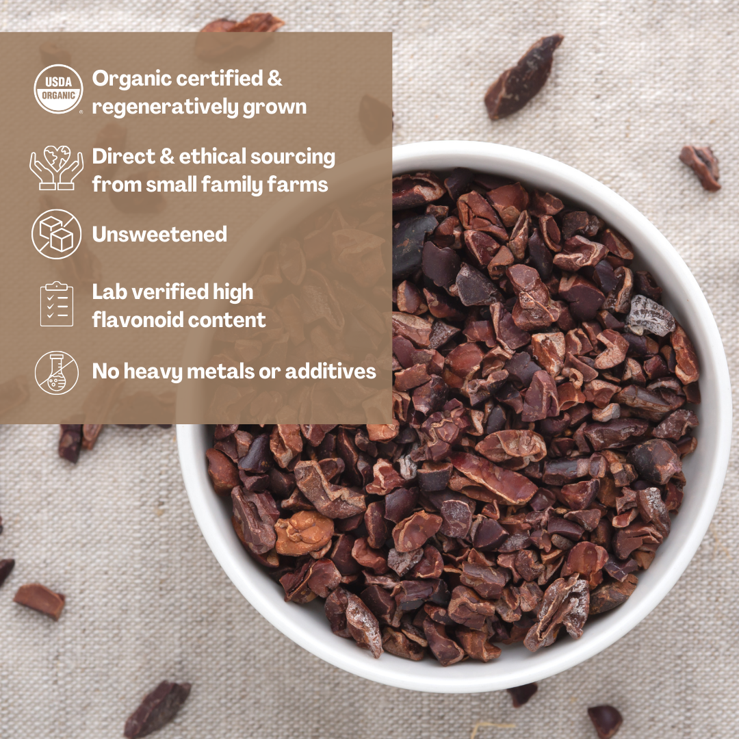 Cacao Nibs: 4oz