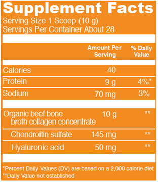 Organic Beef Bone Broth powder