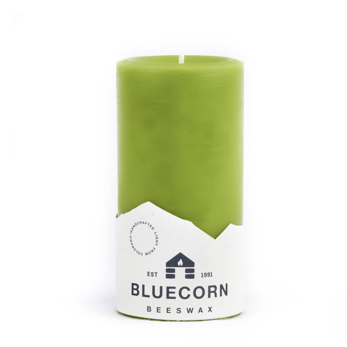 Apricot 100% Pure Natural Beeswax Pillar Candles: 3" x 6"