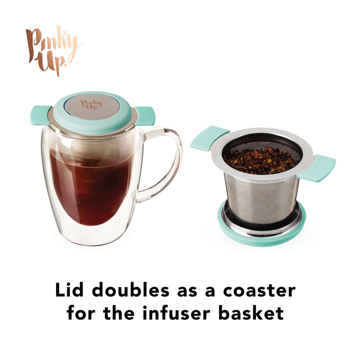 Erin™ Double-Winged Universal Loose Leaf Tea Infuser w/ Lid