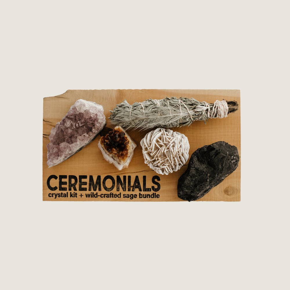 Ceremonials - Crystal Kit and Sage Bundle