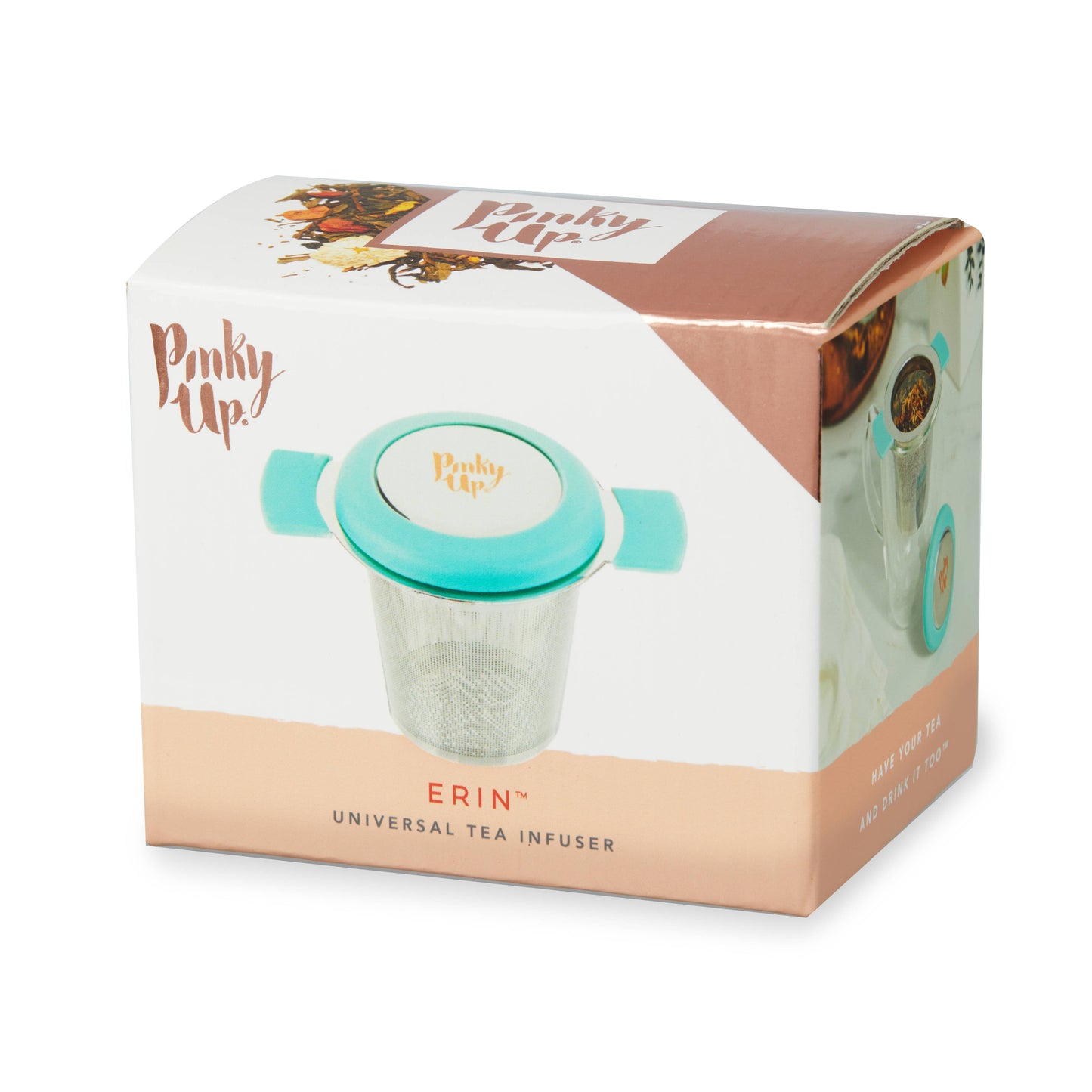 Erin™ Double-Winged Universal Loose Leaf Tea Infuser w/ Lid