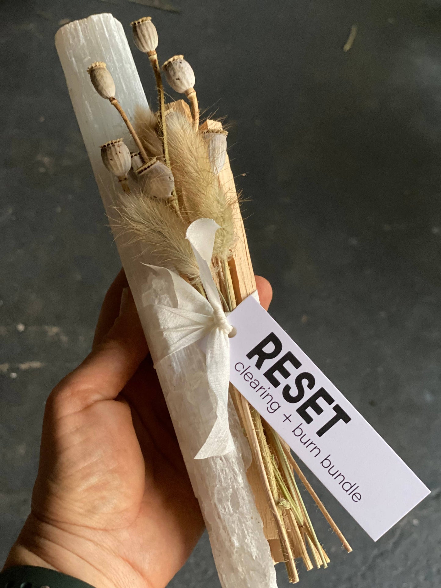RESET | Clearing + Burn Bundle - Poppy and Selenite