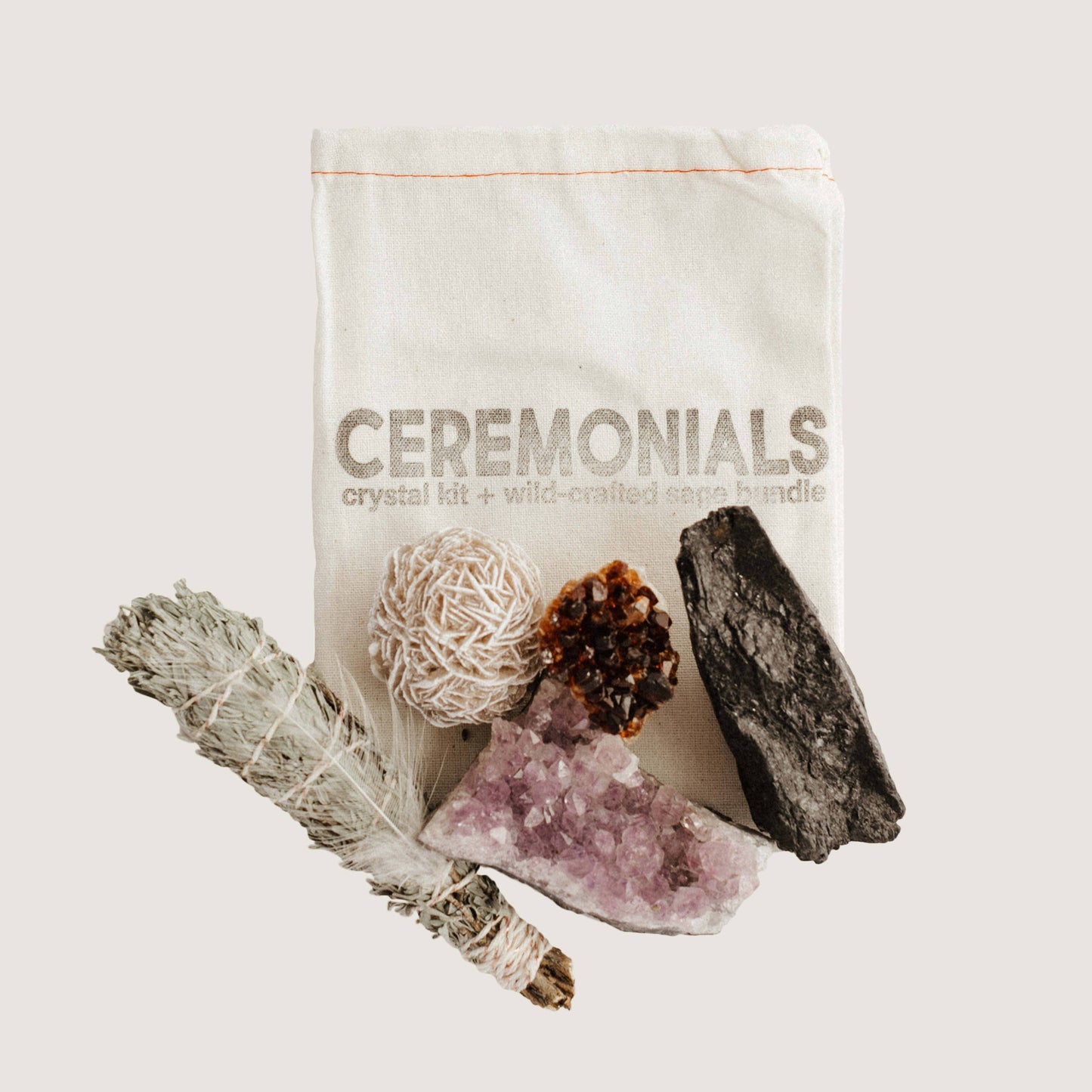 Ceremonials - Crystal Kit and Sage Bundle