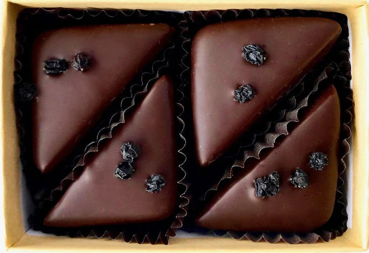 Chocolate Triangle Truffle Box (4 piece)