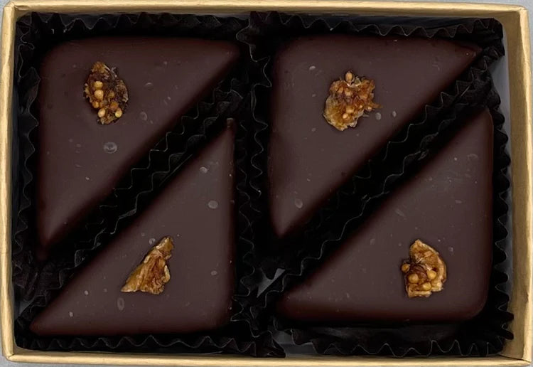 Chocolate Triangle Truffle Box (4 piece)