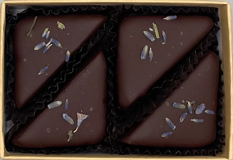 Chocolate Triangle Truffle Box (4 piece)