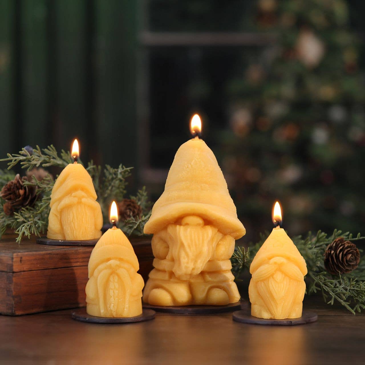 Holiday Gnome Candle – Large