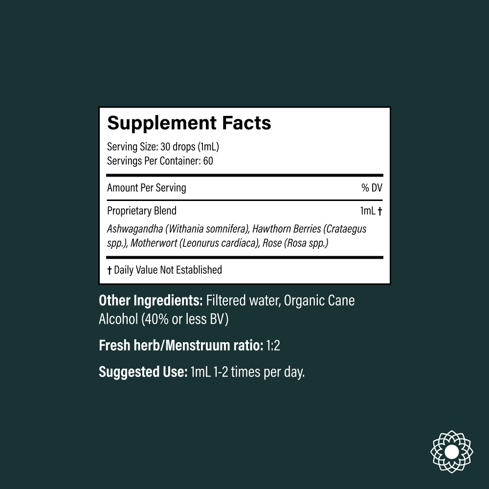 Lionheart Blend - Fresh Spagyric Tincture: 4oz