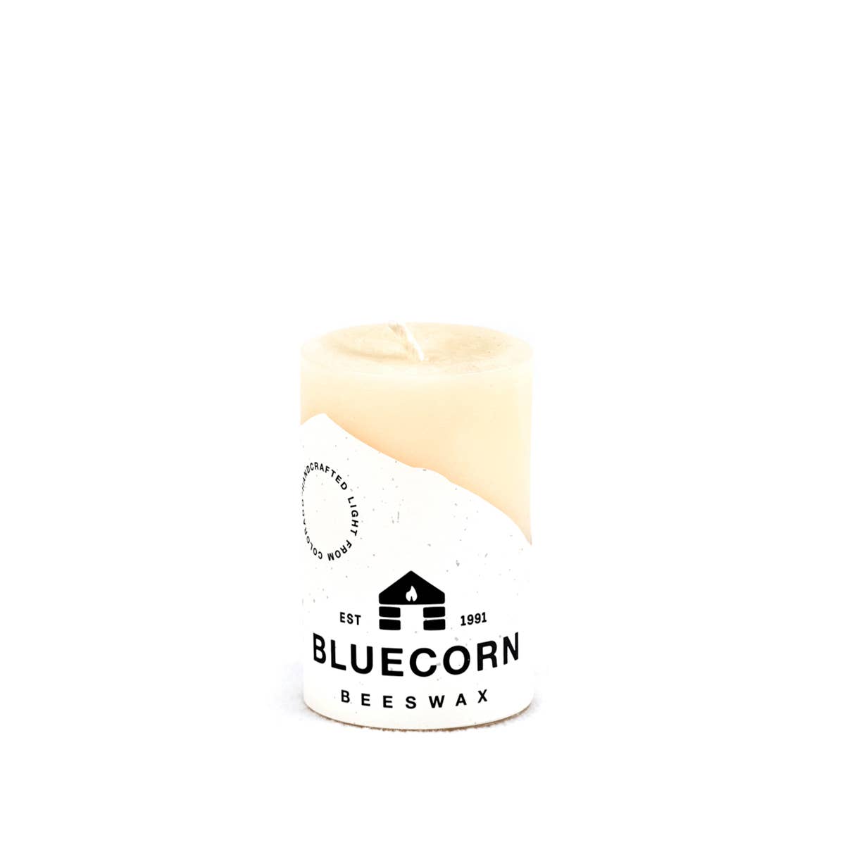 Pillar Beeswax Candles: Raw: 2" x 4.5"