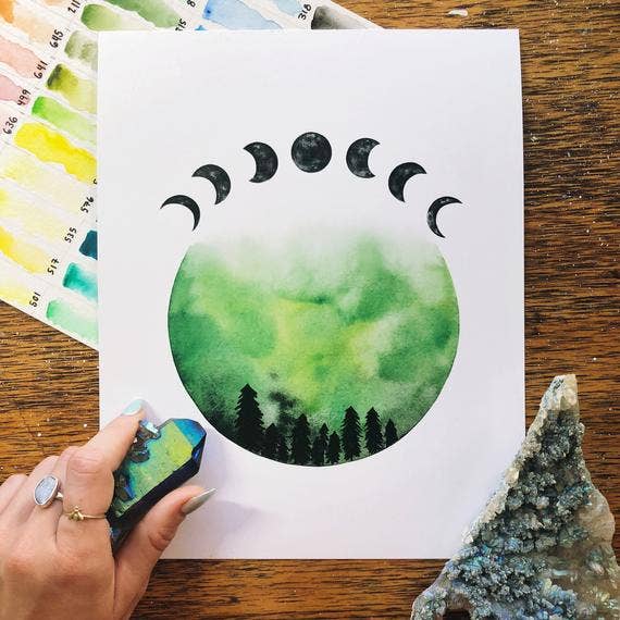 Speaking Thru Sequoias Print 8"x10"