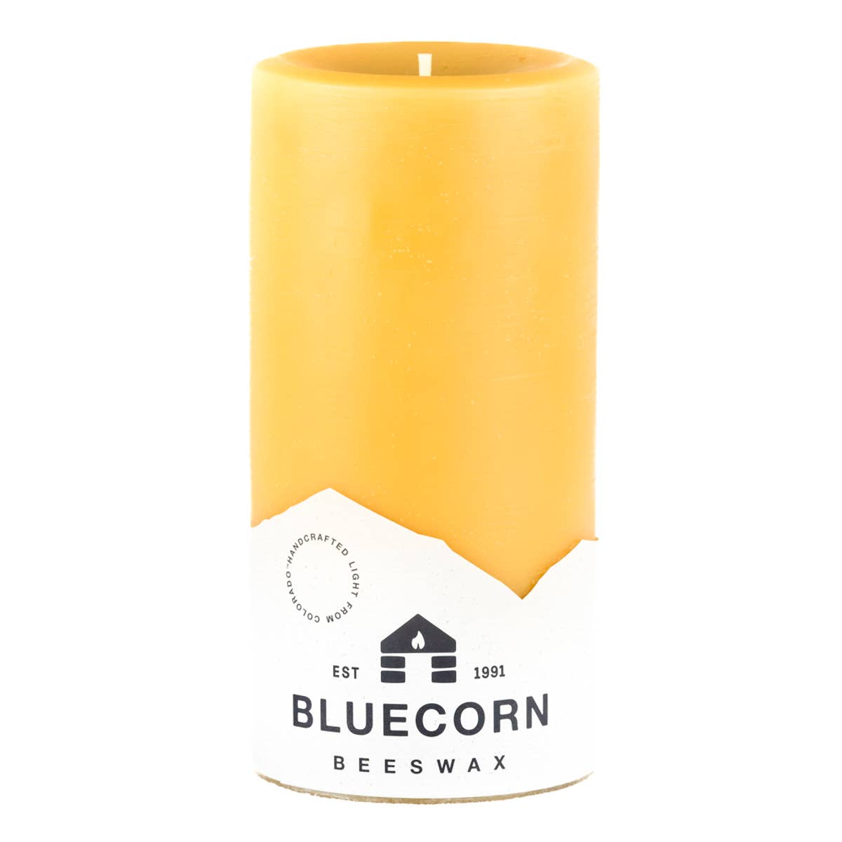 Pillar Beeswax Candles: Raw: 2" x 4.5"