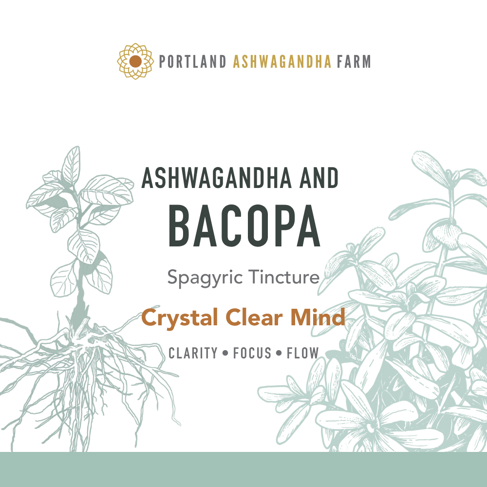 Ashwagandha Bacopa - Spagyric Tincture: 2oz