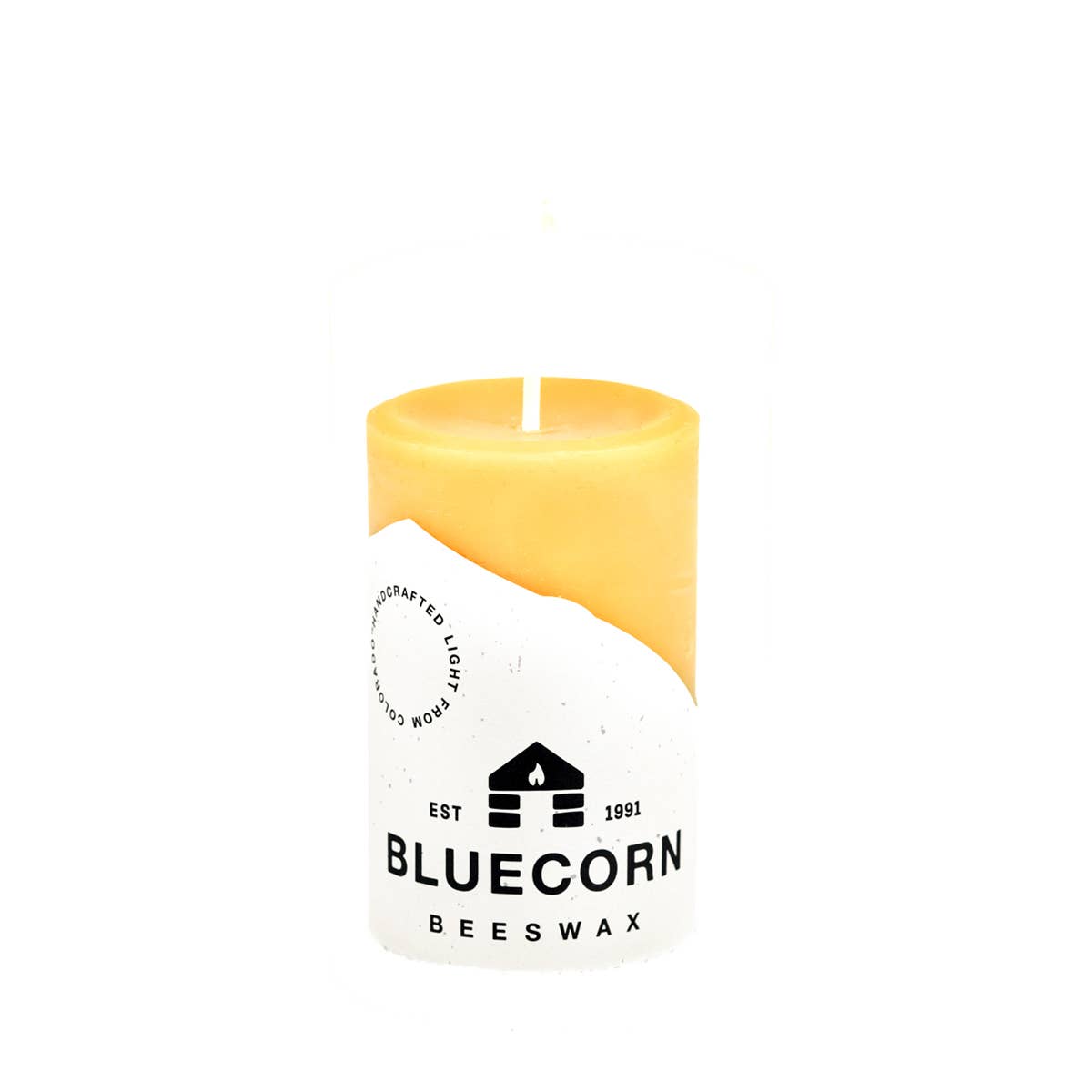 Pillar Beeswax Candles: Raw: 2" x 4.5"