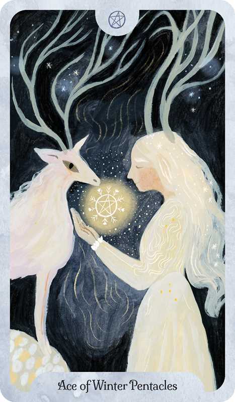 Season's of the Witch; Winter Tarot by Lorriane Anderson