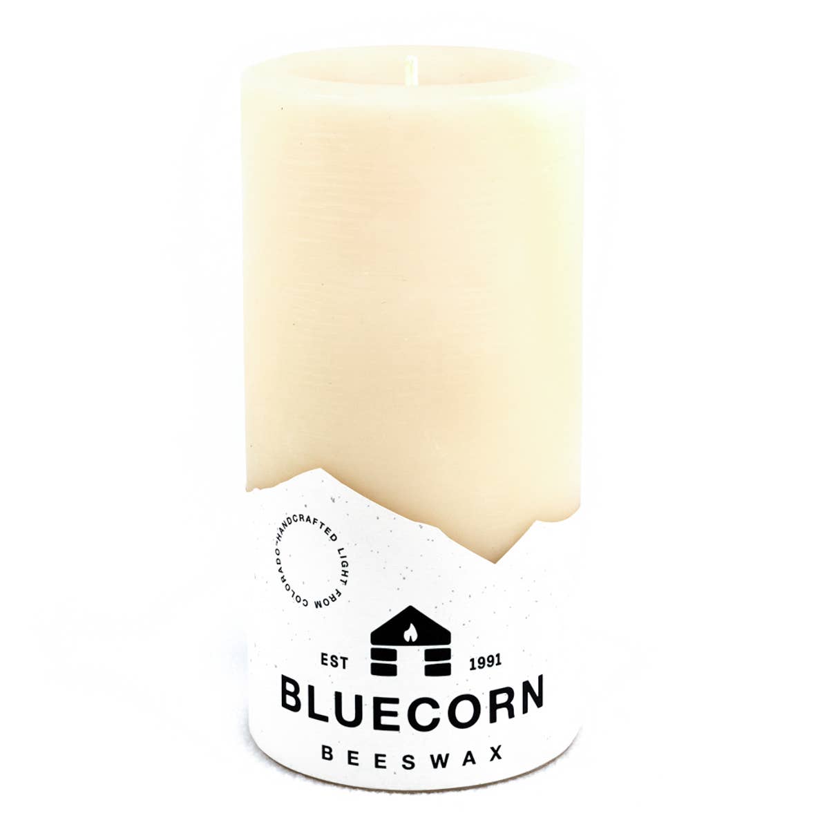 Apricot 100% Pure Natural Beeswax Pillar Candles: 3" x 6"