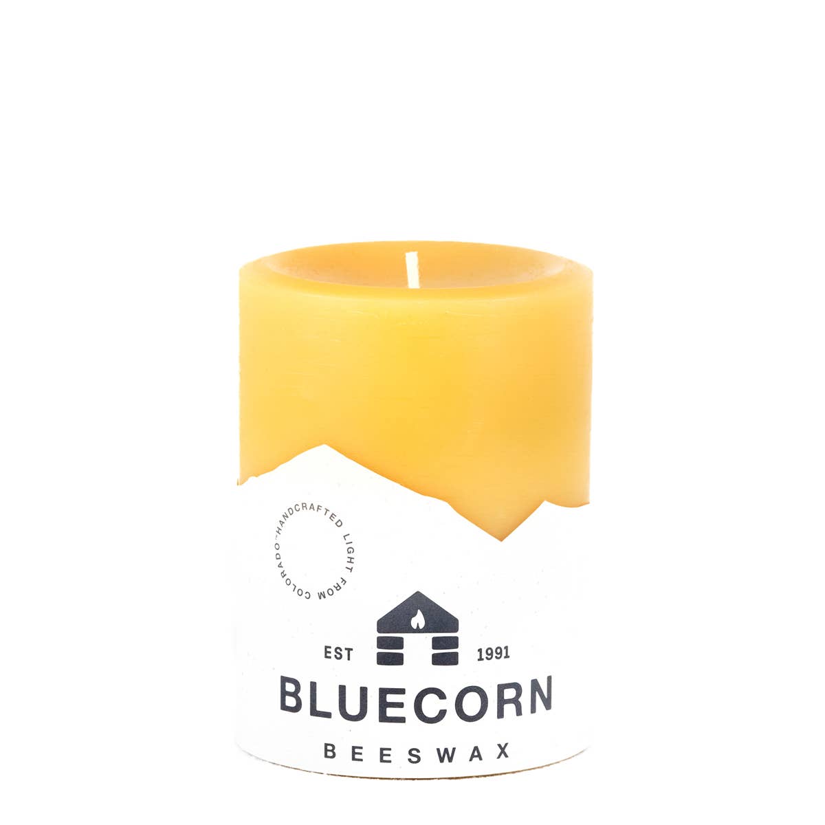 Pillar Beeswax Candles: Raw: 2" x 4.5"