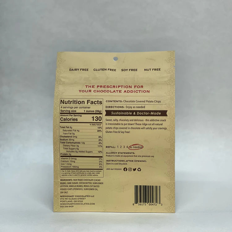 Chocolate Covered Potato Chips