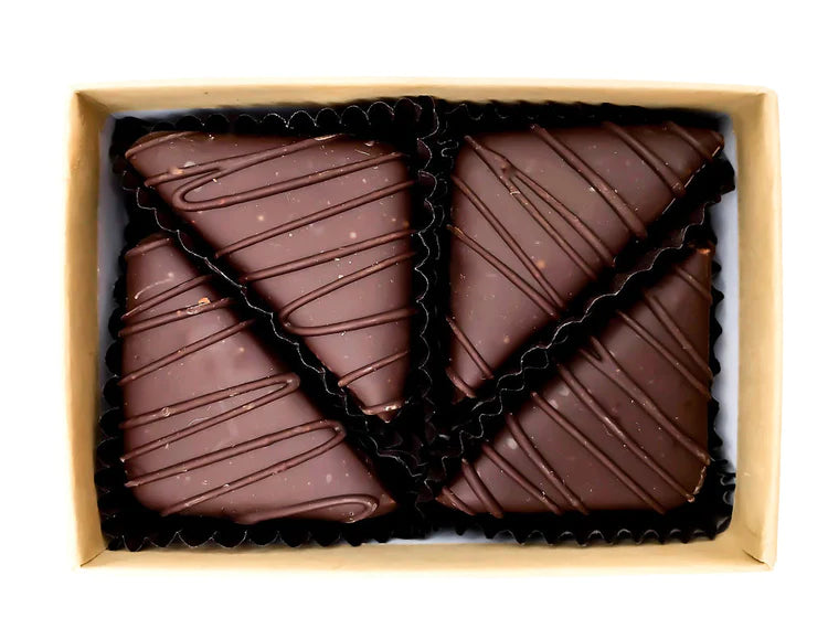Chocolate Triangle Truffle Box (4 piece)