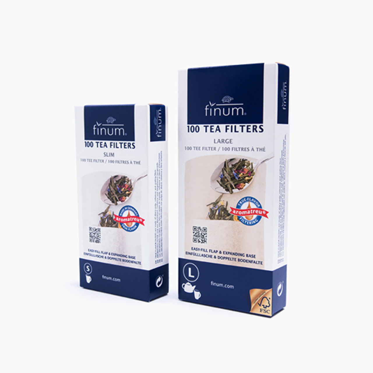 finum Paper Tea Filters 100ct