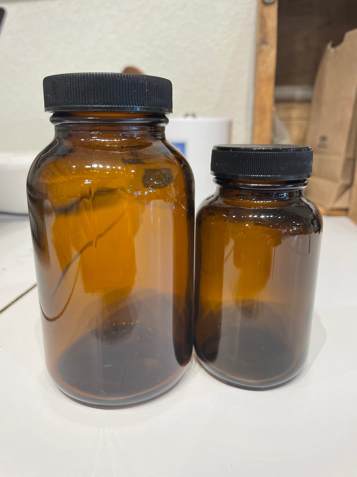 Amber Bottles