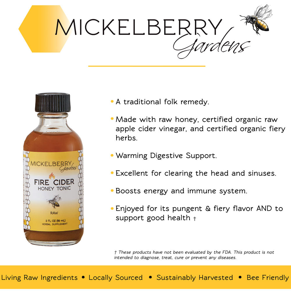 Mickelberry Gardens Fire Cider Honey Tonic 8oz
