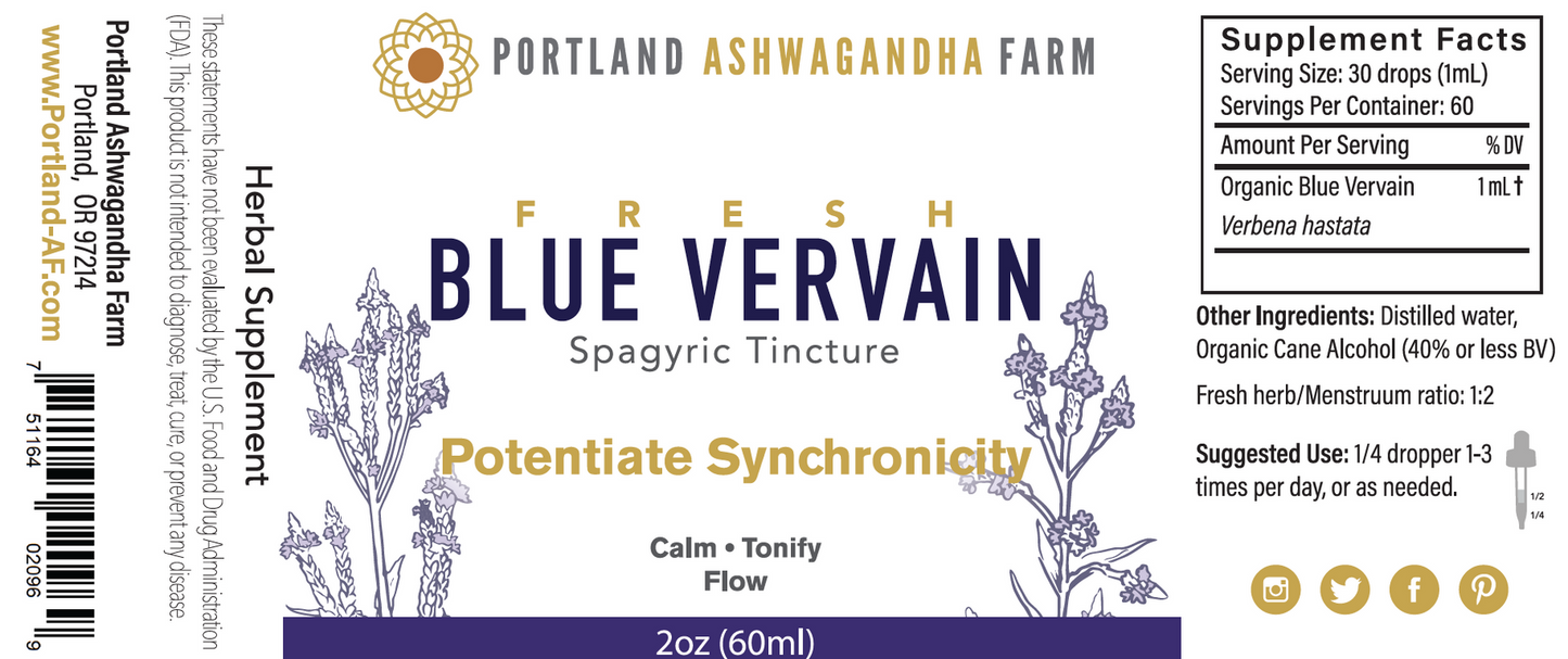 Blue Vervain Spagyric 2oz