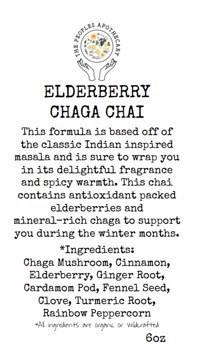 Elderberry Chaga Chai