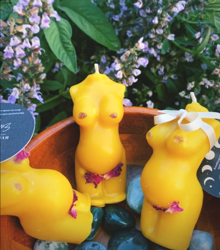 Beeswax Body Candles