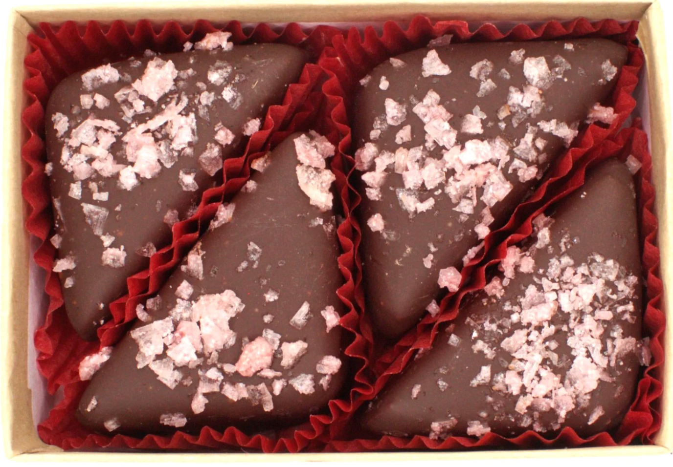 Chocolate Triangle Truffle Box (4 piece)
