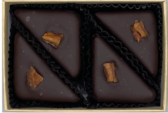 Chocolate Triangle Truffle Box (4 piece)