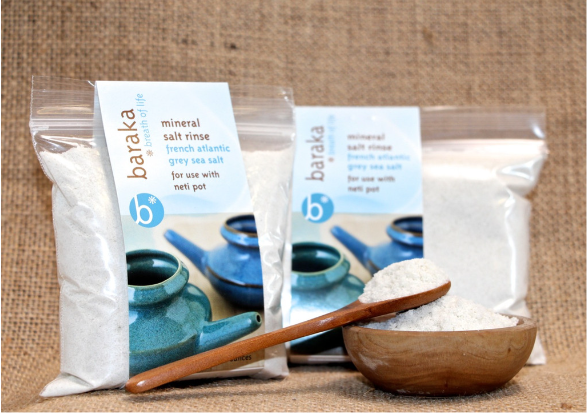 mineral salt rinse (grey sea salt)