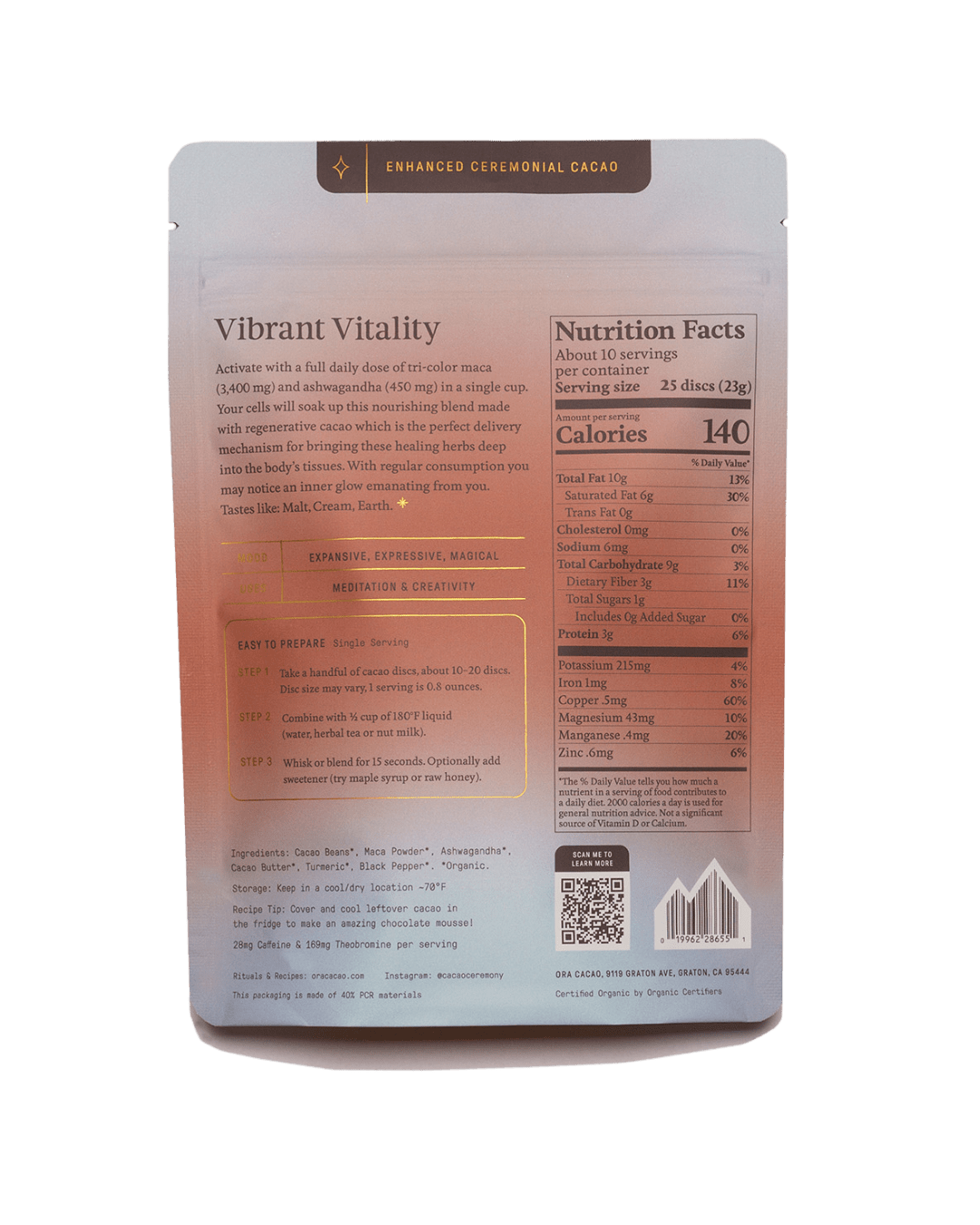 Vibrant Vitality 1oz packet