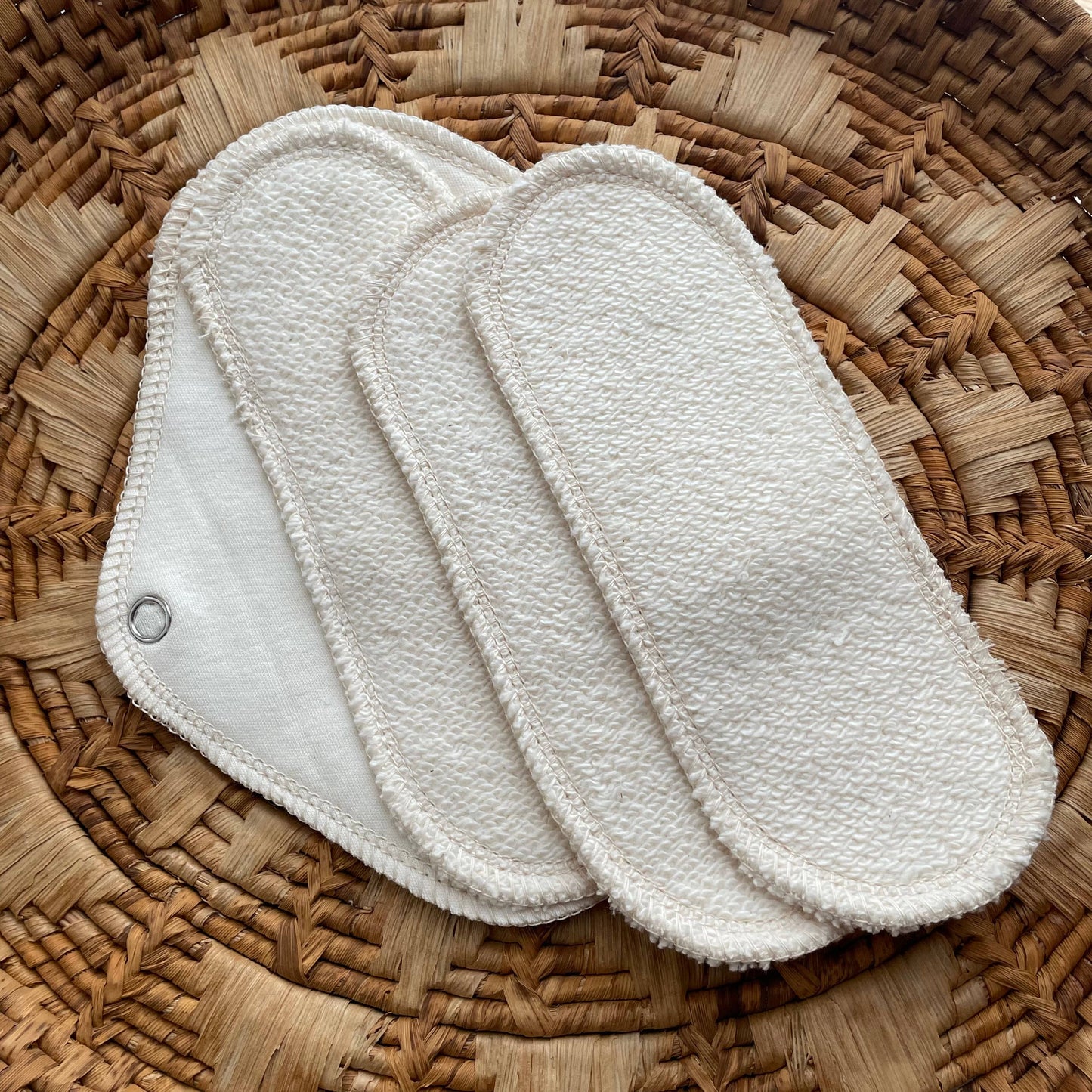 Cotton Pantyliner Set | Organic & Reusable: 6"