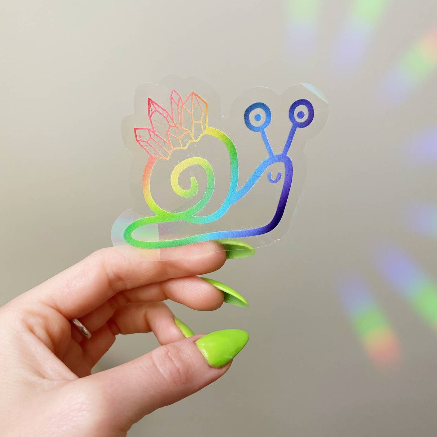Snail Suncatcher Window Decal