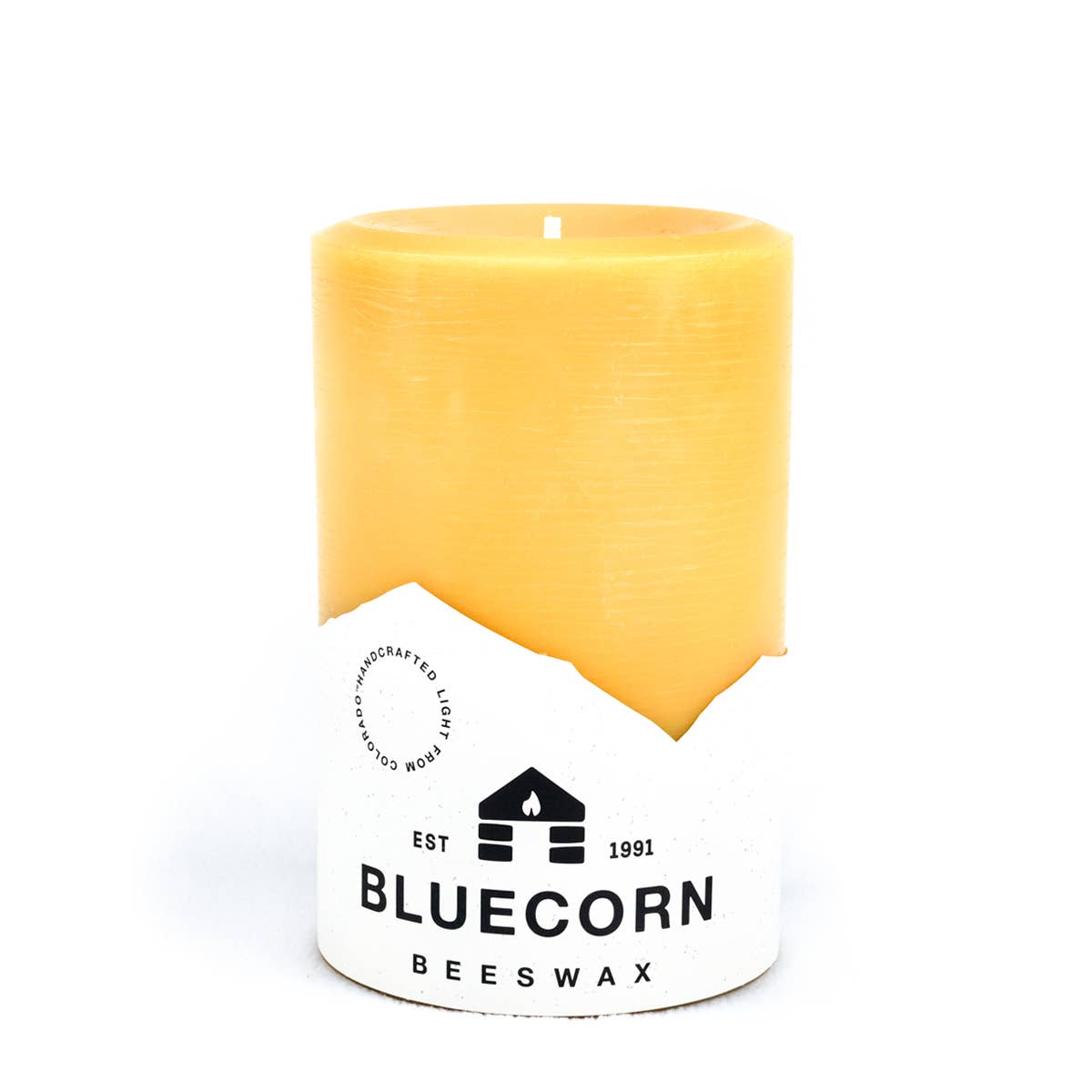 Pillar Beeswax Candles: Raw: 2" x 4.5"