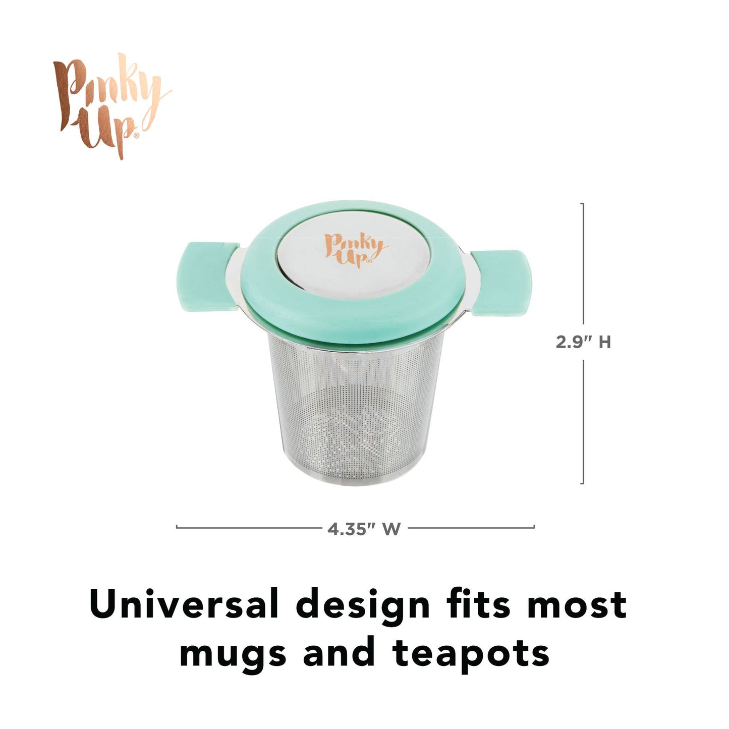 Erin™ Double-Winged Universal Loose Leaf Tea Infuser w/ Lid