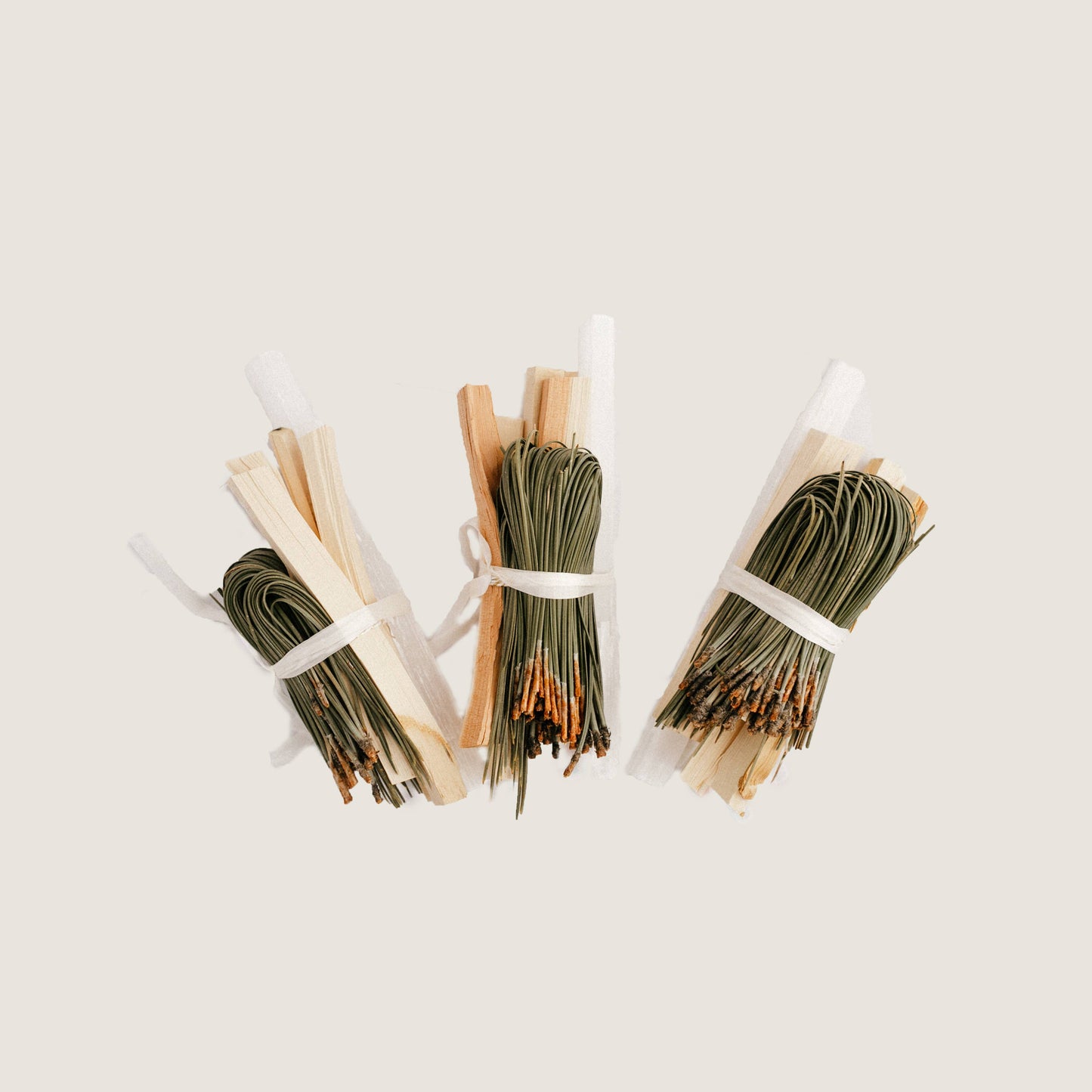 RESET | Clearing + Burn Bundle - Pine and Selenite Wand