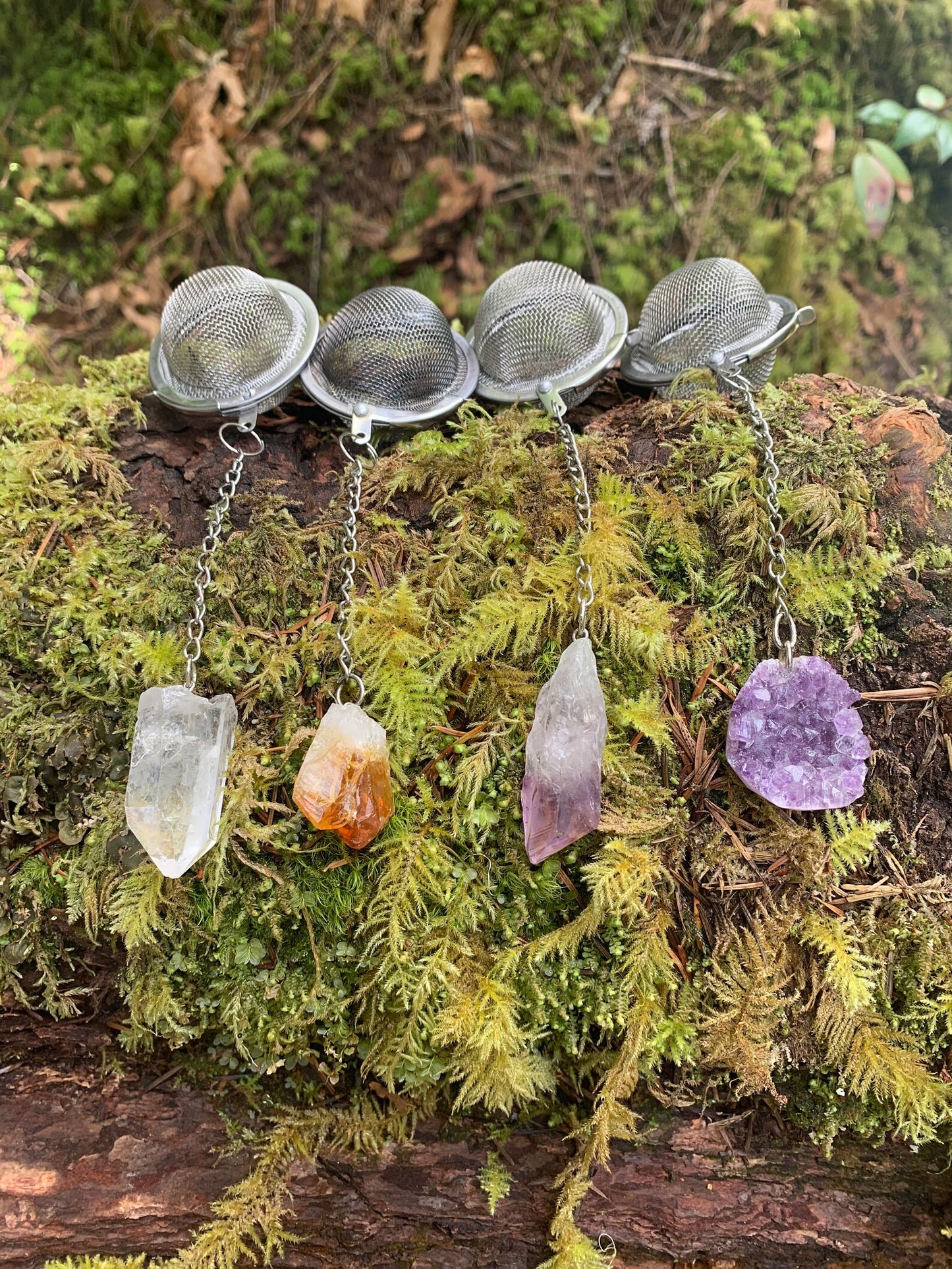 Crystal Tea and Bath Infusers
