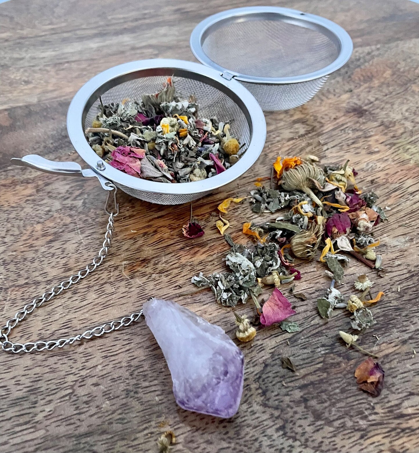 Crystal Tea and Bath Infusers