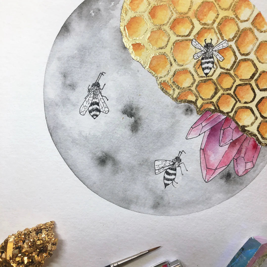 Beeing One w/Moon Print