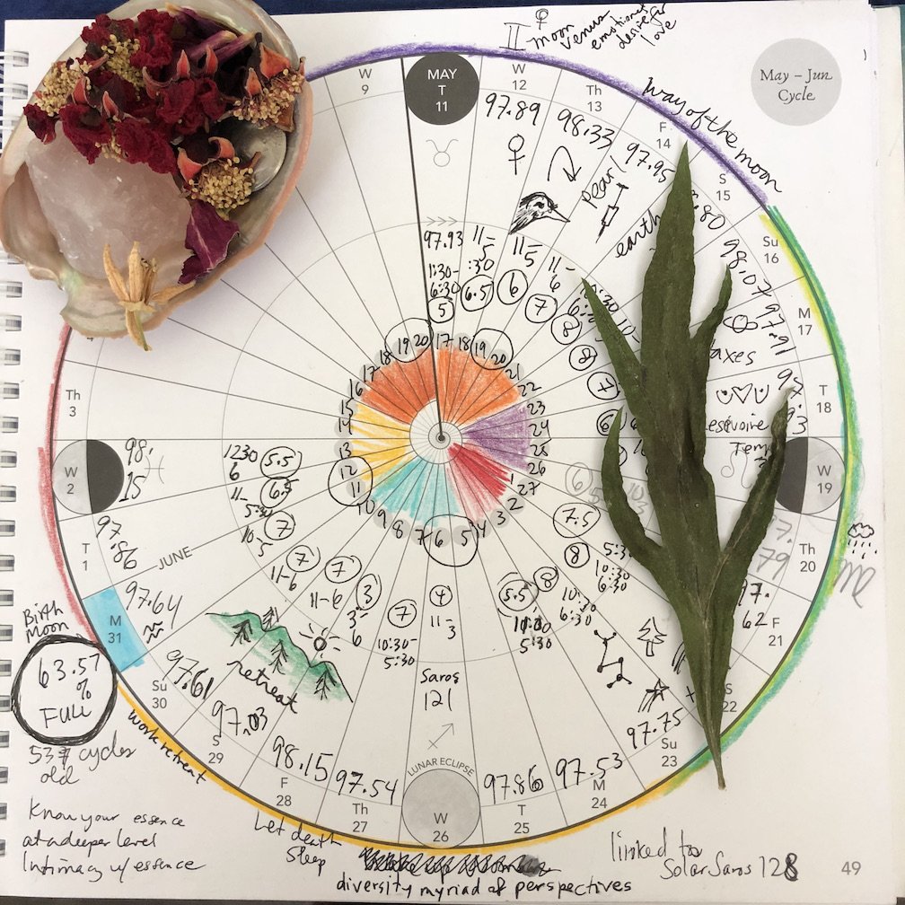 New Moon Calendar Journal