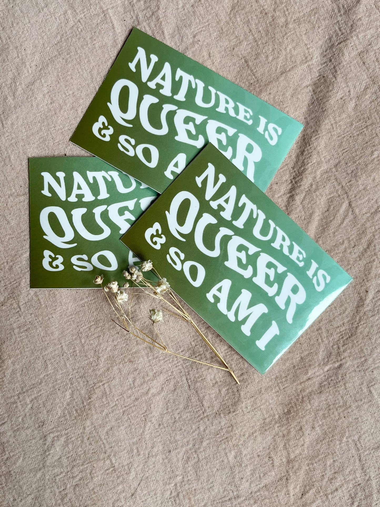 Queer Nature Vinyl Sticker