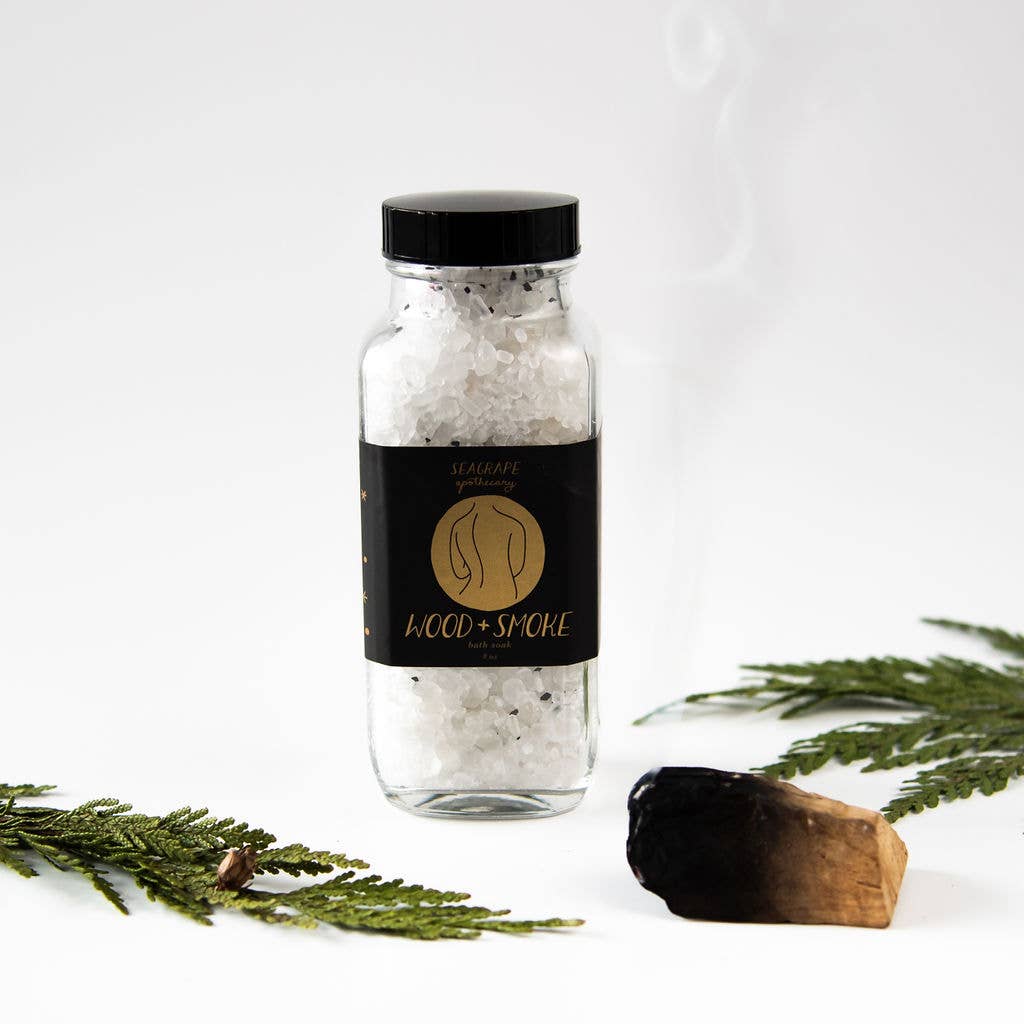 Wood + Smoke Bath Soak: 8oz