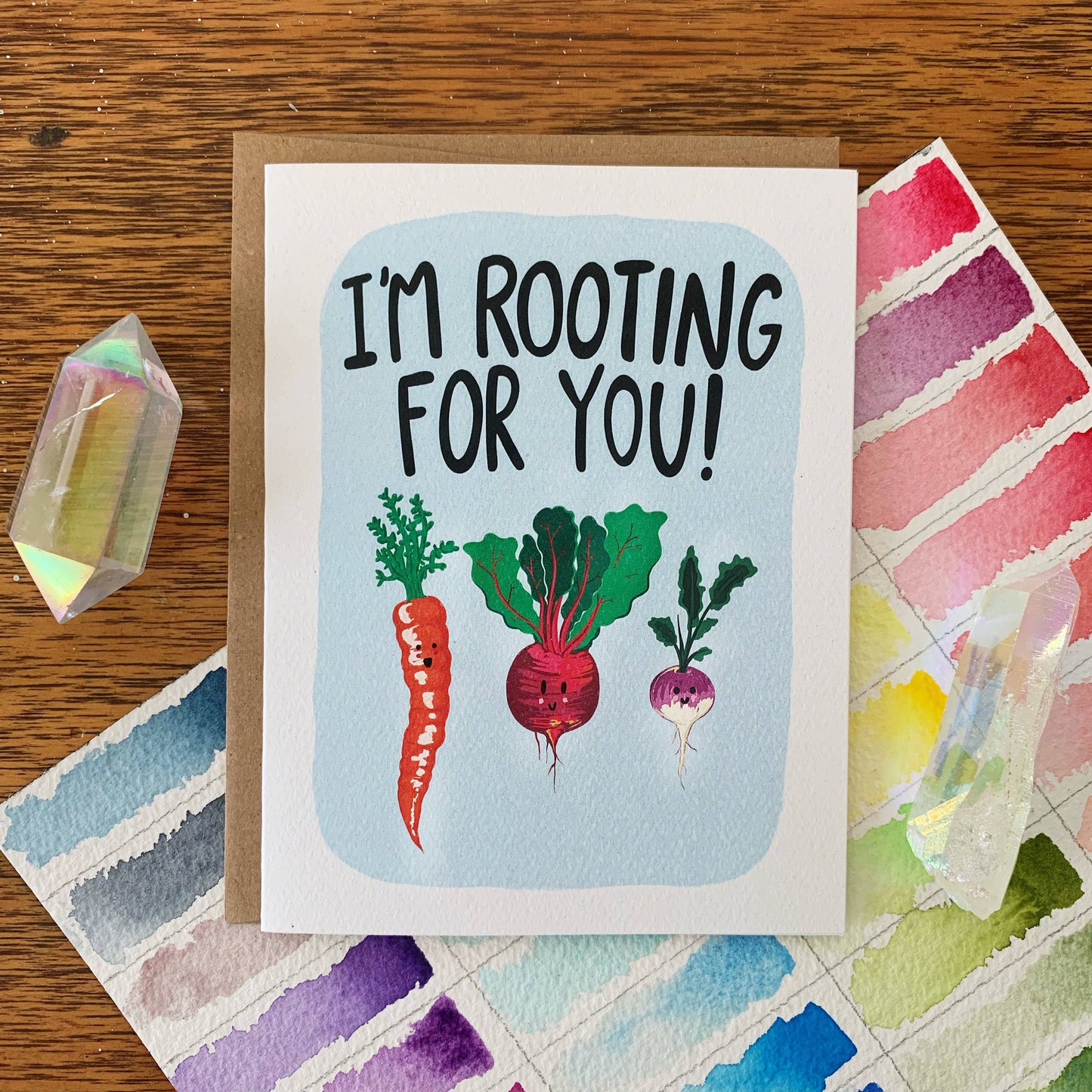 Rooting For You Greeting Card